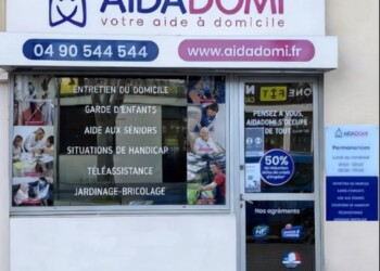 Photo de la devanture de l’agence AIDADOMI Arles